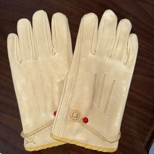 Vintage Wells Lamont Cowhide Leather Gloves Size Small